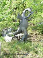"Drago" - Scultura in Ferro Battuto