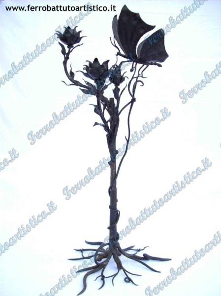 piantana-con-farfalla-in-ferro-battuto-02