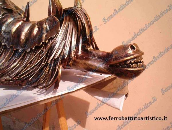 "Don Chisciotte" - Scultura in Ferro Battuto